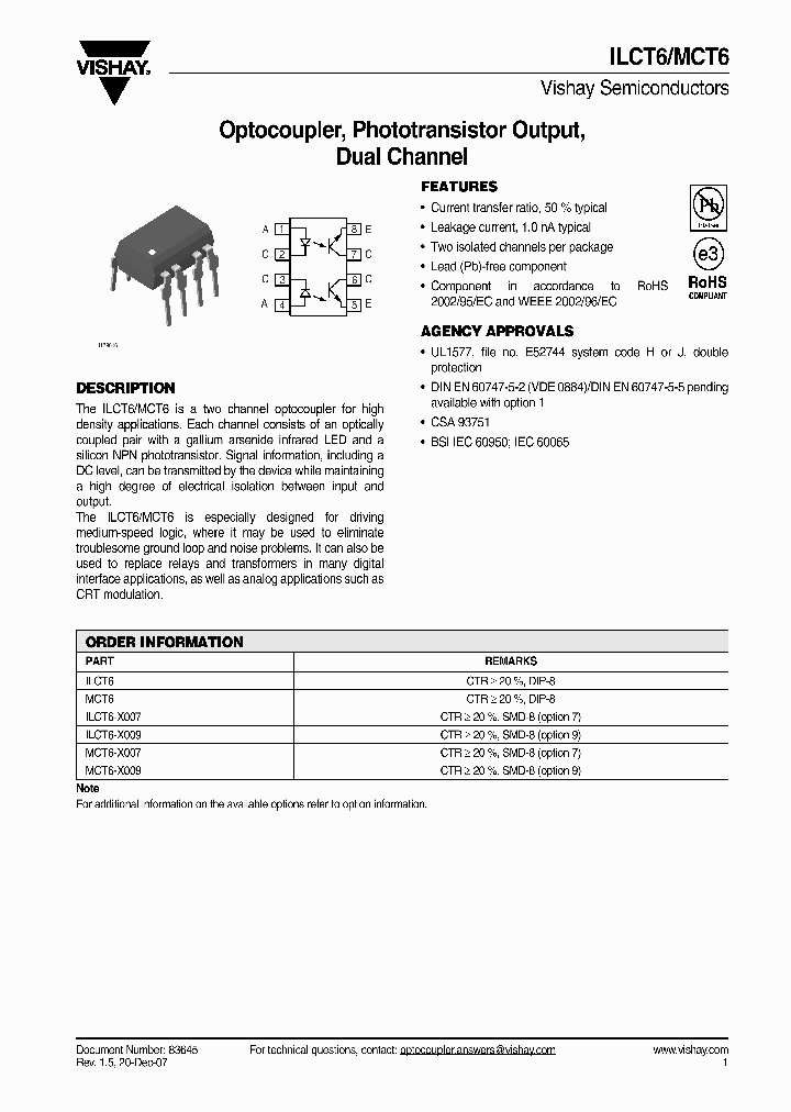 ILCT607_4246747.PDF Datasheet