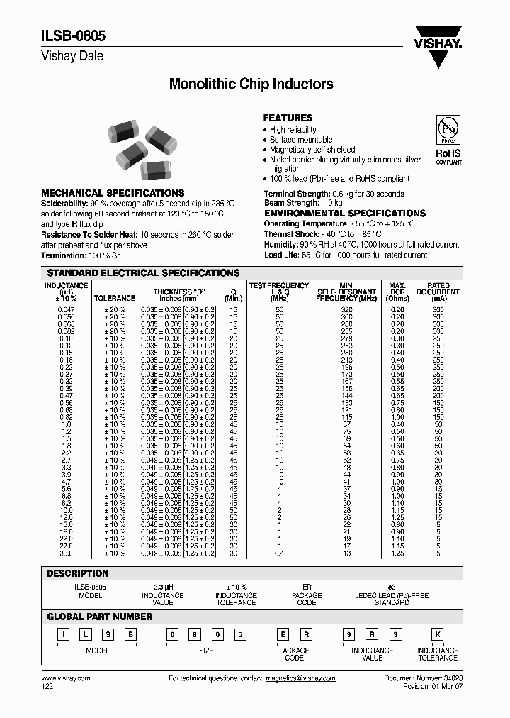 ILSB-0805_4204869.PDF Datasheet