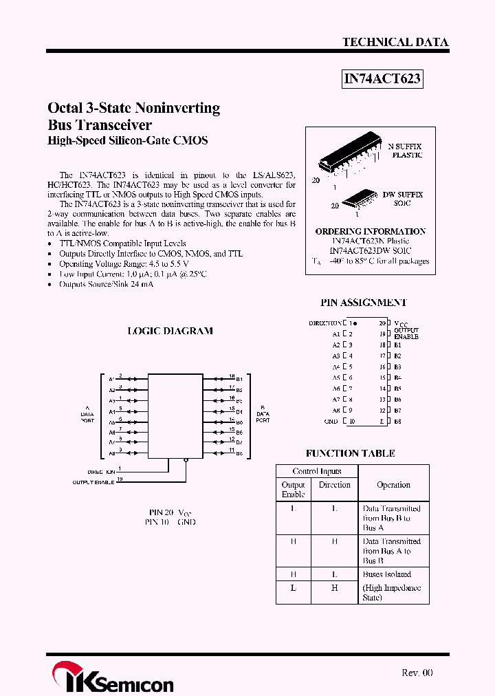 IN74ACT623_4340549.PDF Datasheet