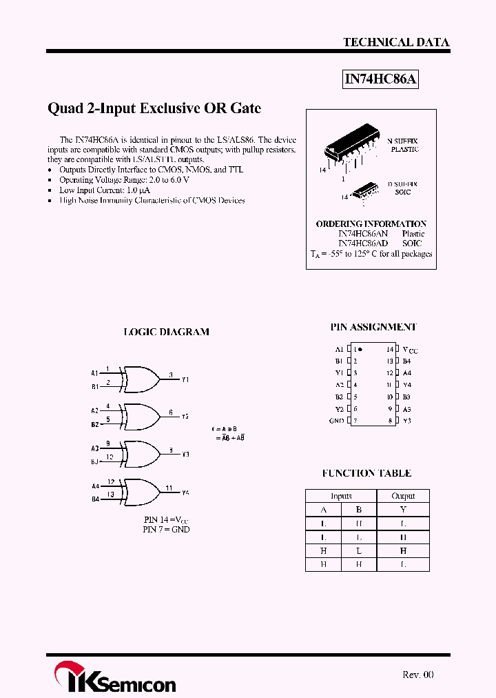 IN74HC86A_4301678.PDF Datasheet