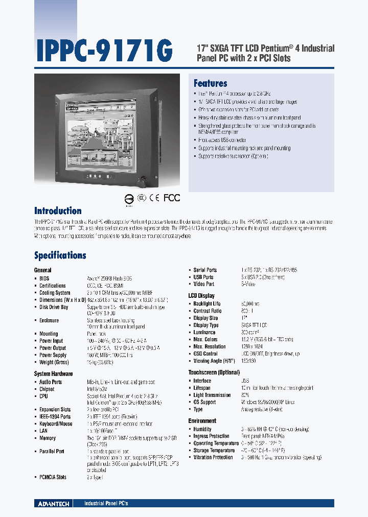 IPPC-9171G_4603055.PDF Datasheet