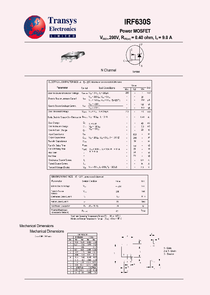 IRF630S_4377709.PDF Datasheet