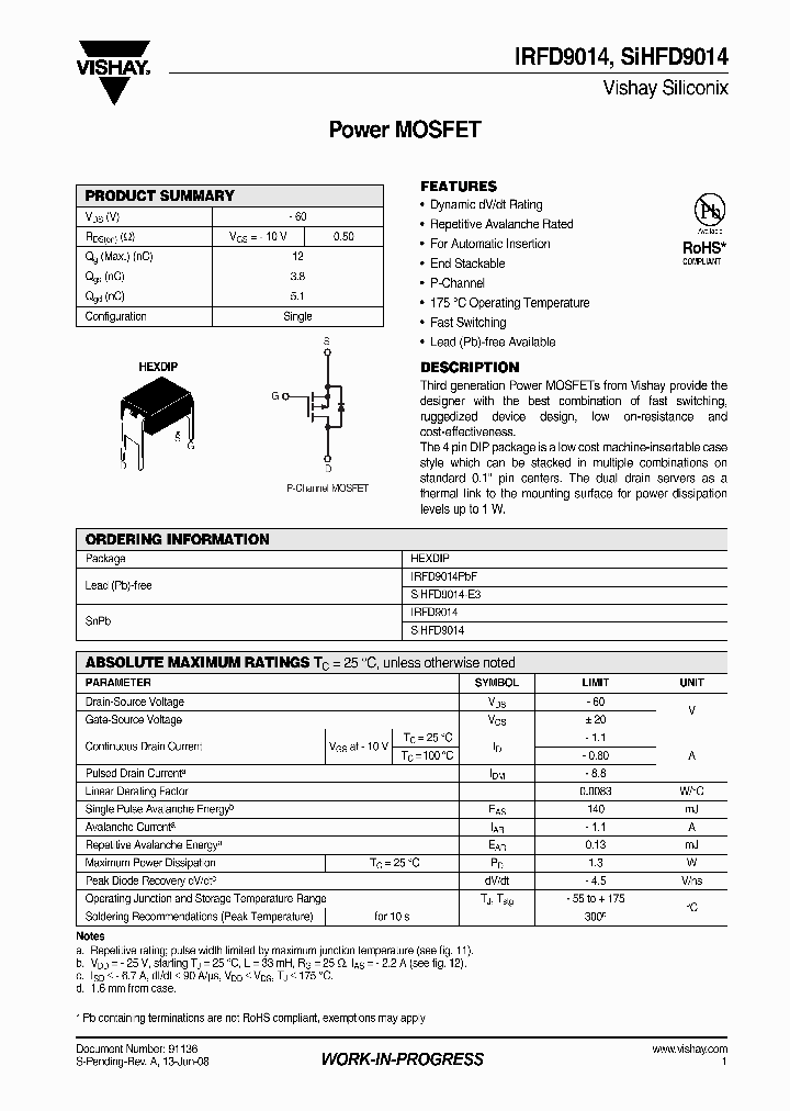 IRFD9014_4302879.PDF Datasheet