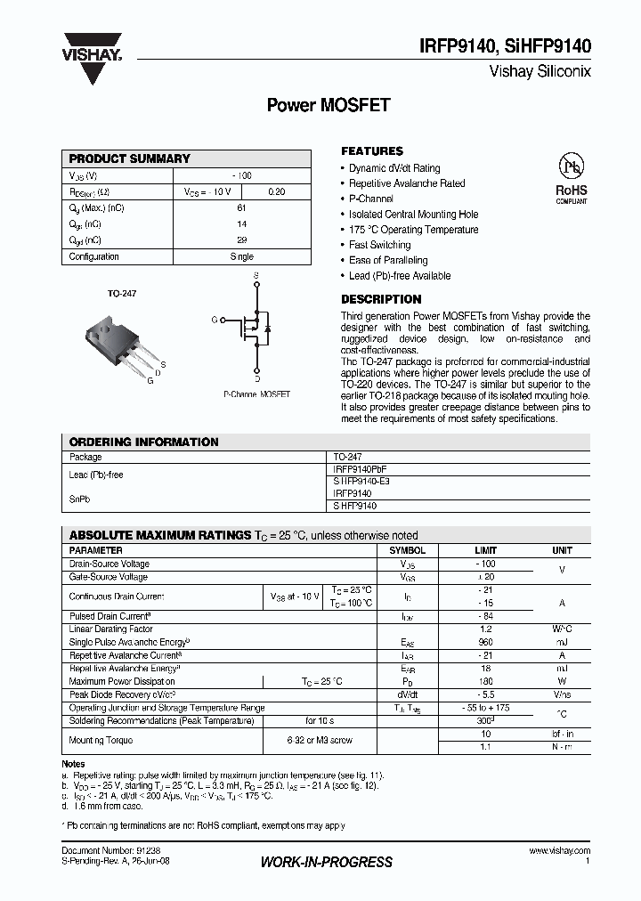IRFP9140_4255232.PDF Datasheet