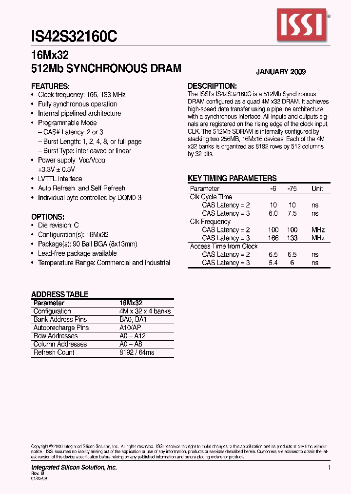 IS42S32160C_4552197.PDF Datasheet