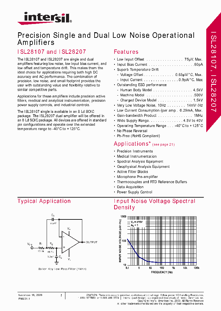 ISL28107_4526603.PDF Datasheet