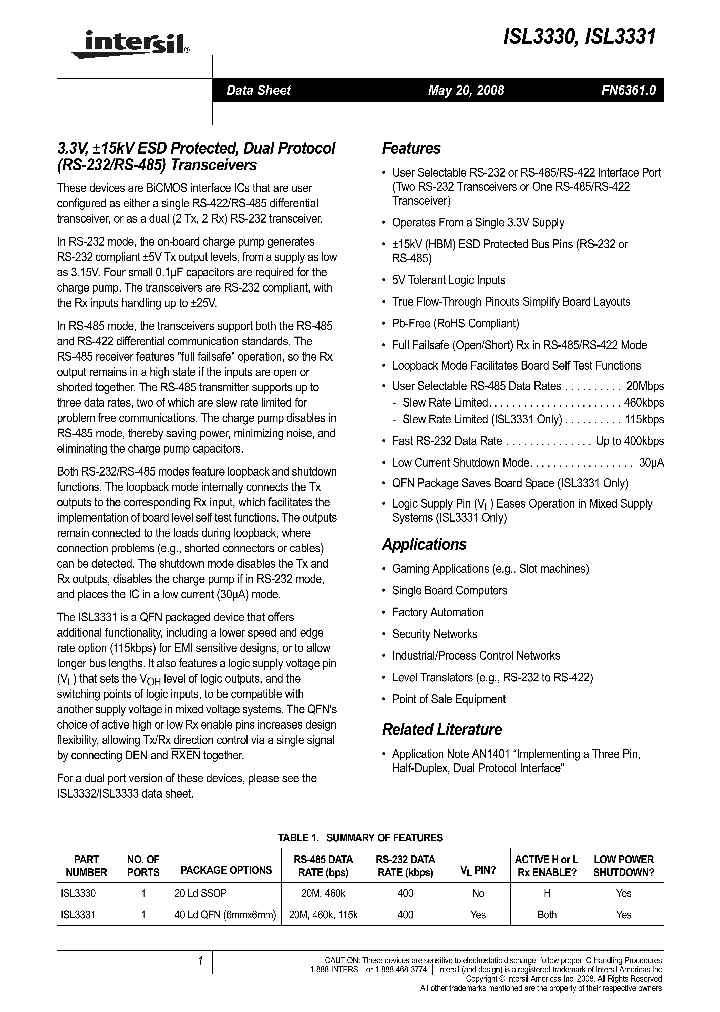 ISL3330_4856518.PDF Datasheet