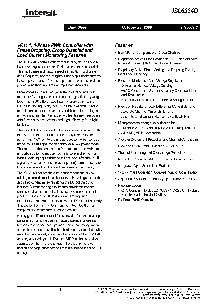 ISL6334D_4348708.PDF Datasheet