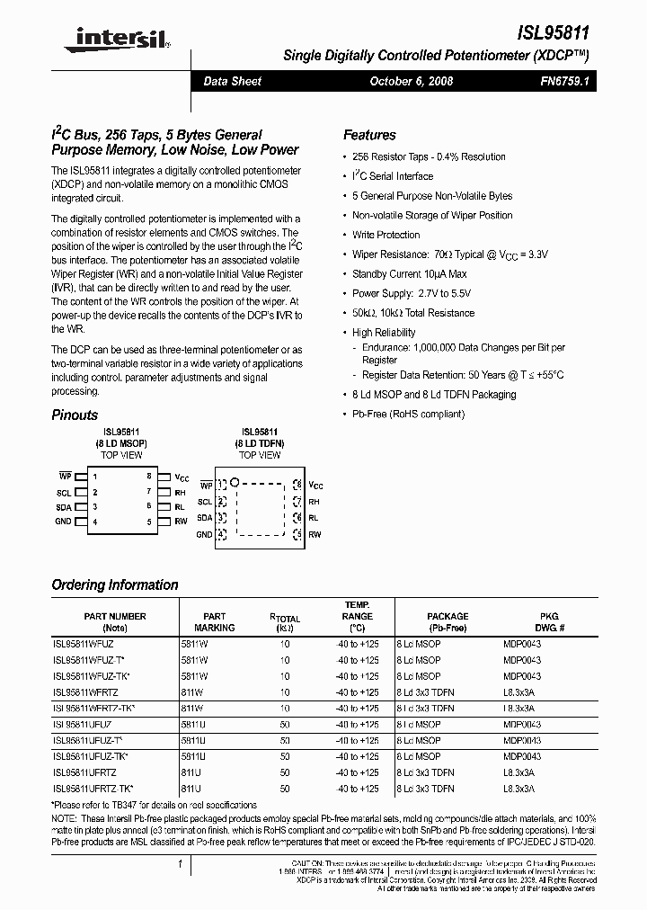 ISL95811_4723678.PDF Datasheet