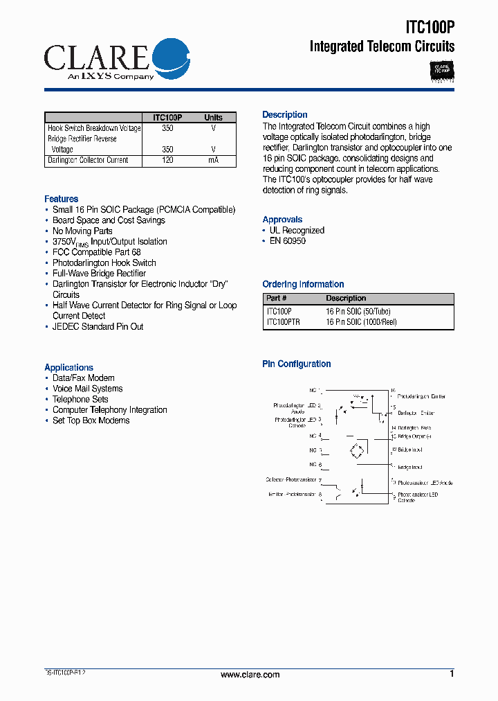 ITC100P_4530524.PDF Datasheet