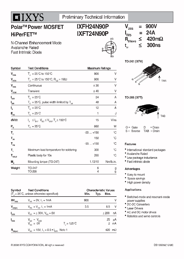 IXFH24N90P_4873155.PDF Datasheet