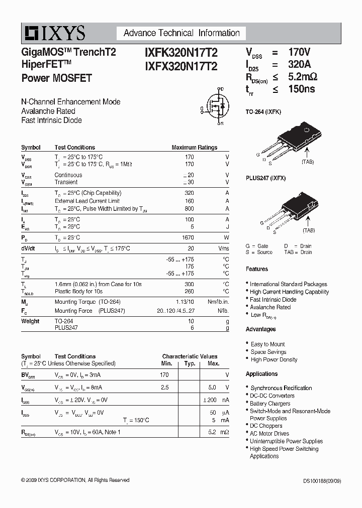 IXFK320N17T2_4563427.PDF Datasheet