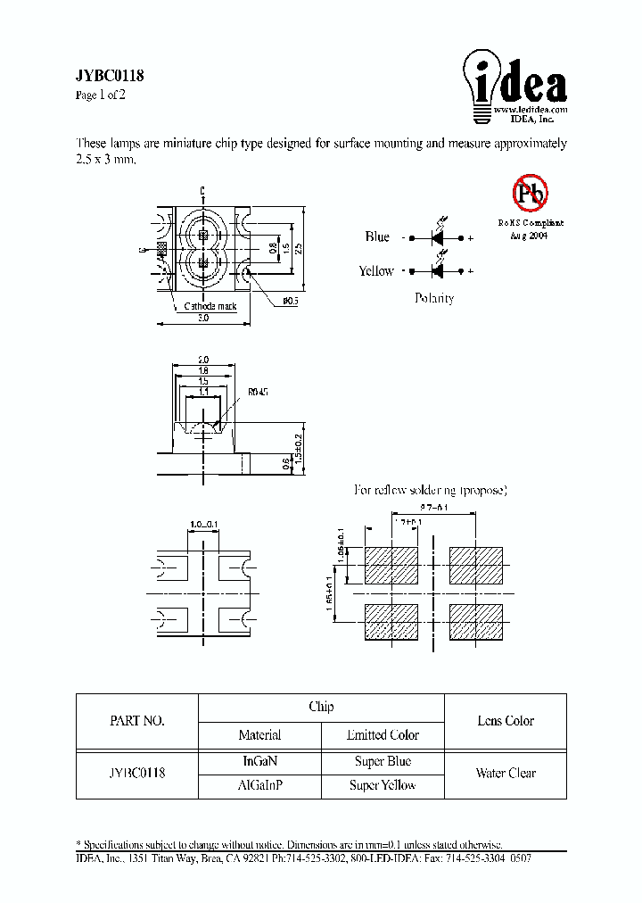 JYBC0118_4530227.PDF Datasheet