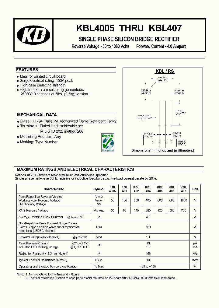 KBL406_4715897.PDF Datasheet