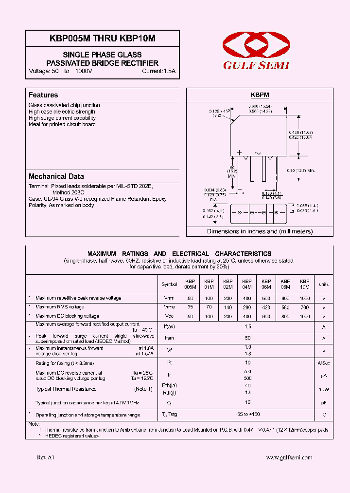 KBP005M_4619419.PDF Datasheet
