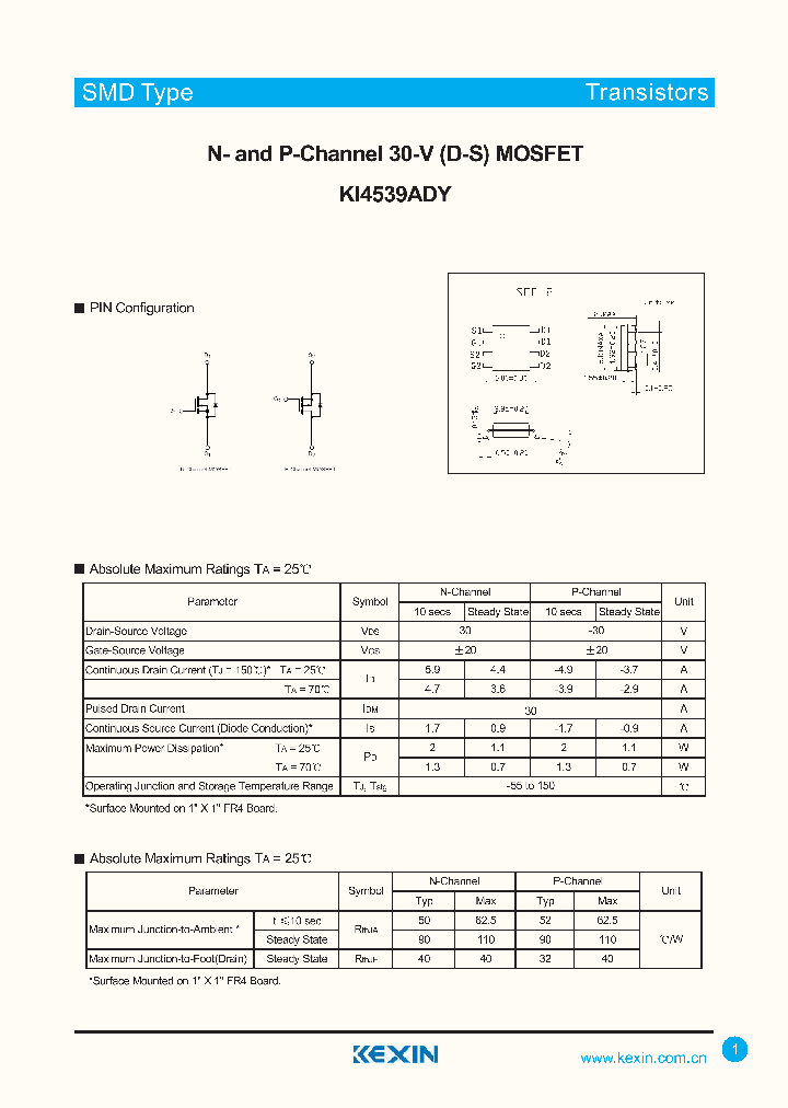 KI4539ADY_4276777.PDF Datasheet