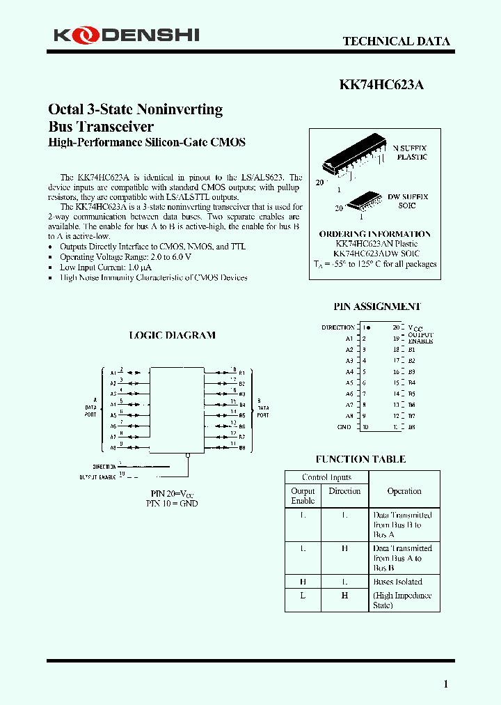 KK74HC623A_4222009.PDF Datasheet