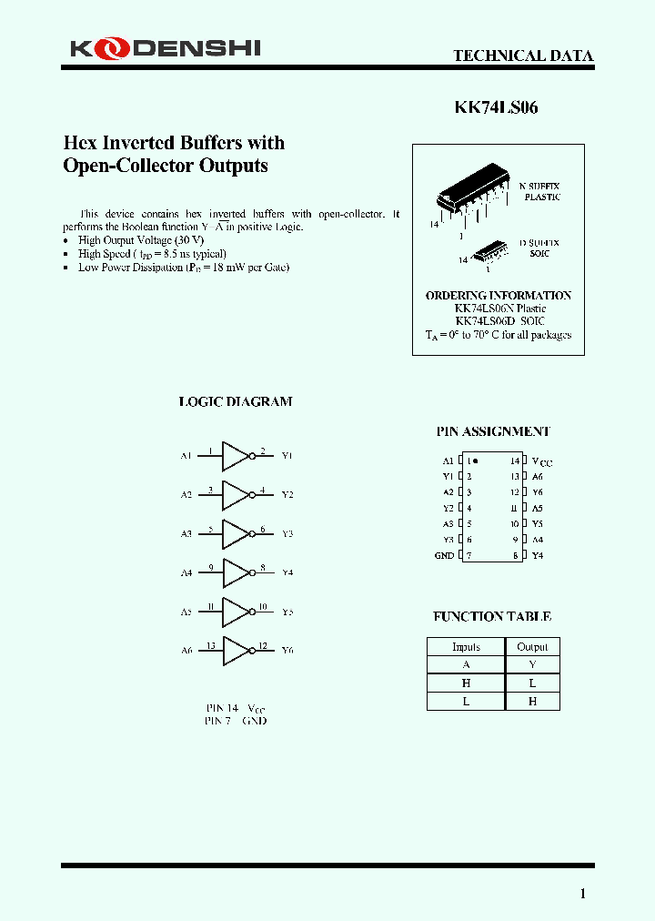 KK74LS06D_4175548.PDF Datasheet