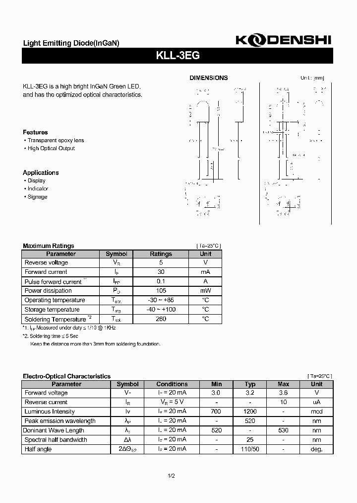 KLL-3EG_4560245.PDF Datasheet