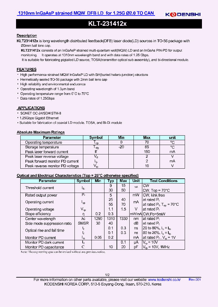KLT-231412_4659573.PDF Datasheet