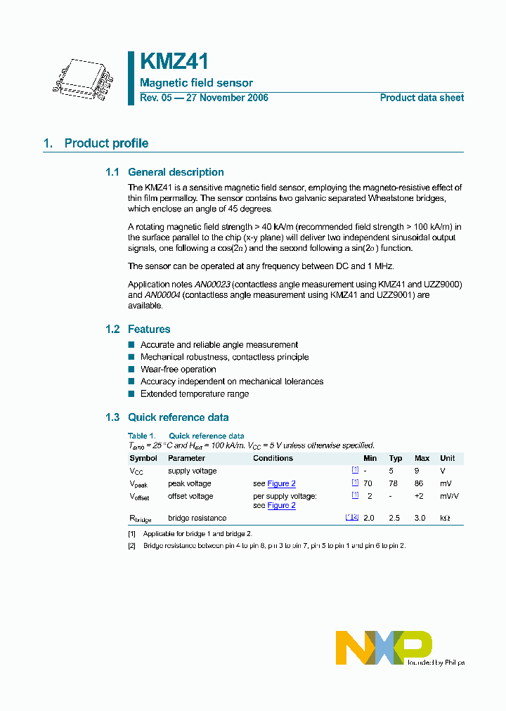 KMZ41_4575383.PDF Datasheet