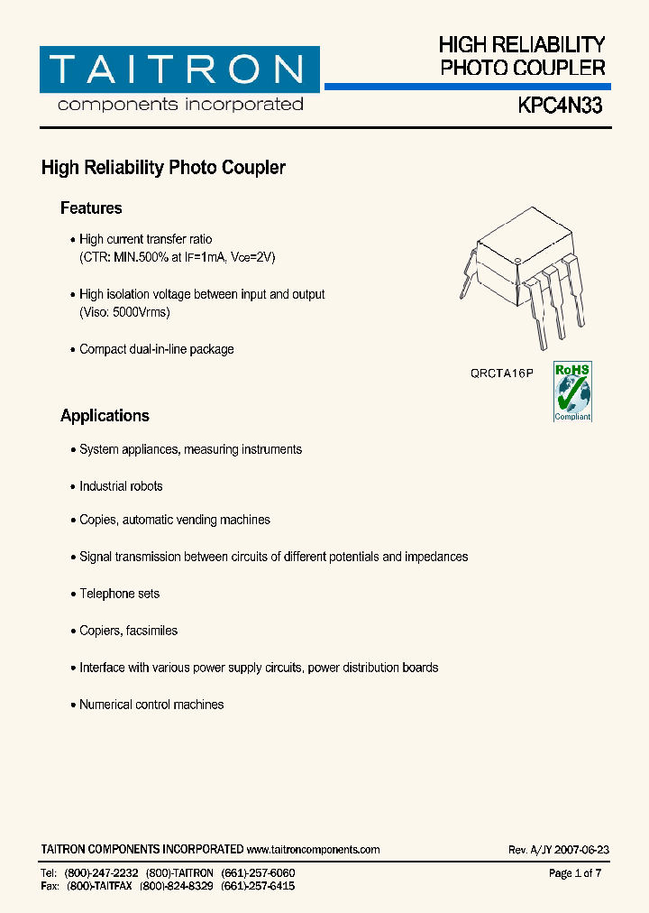 KPC4N33_4342964.PDF Datasheet