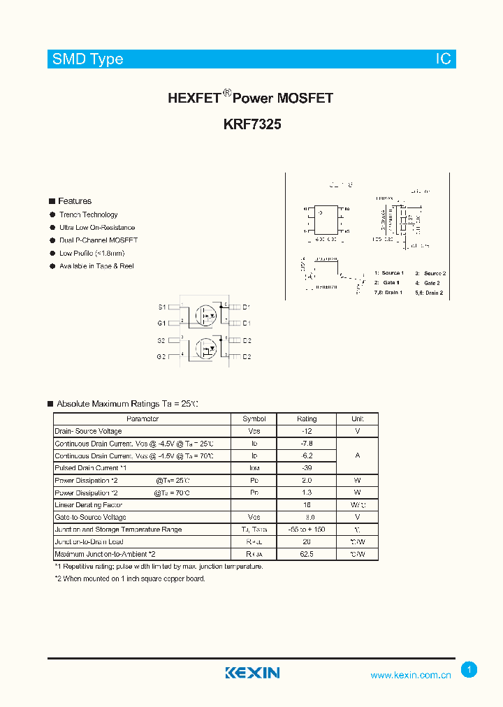 KRF7325_4319165.PDF Datasheet
