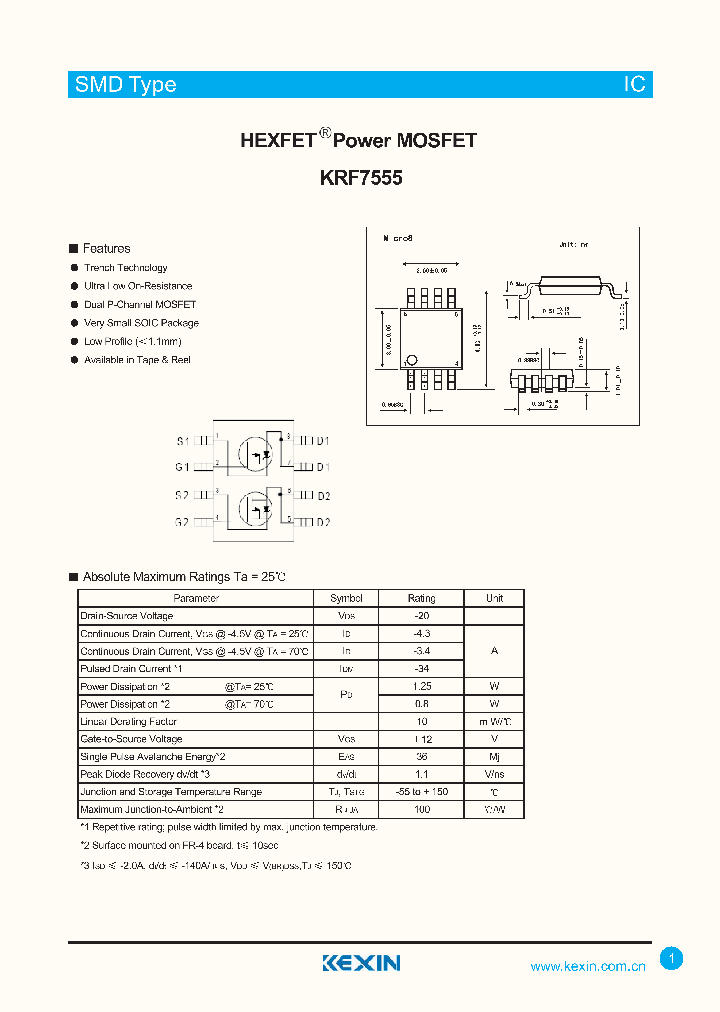 KRF7555_4697128.PDF Datasheet