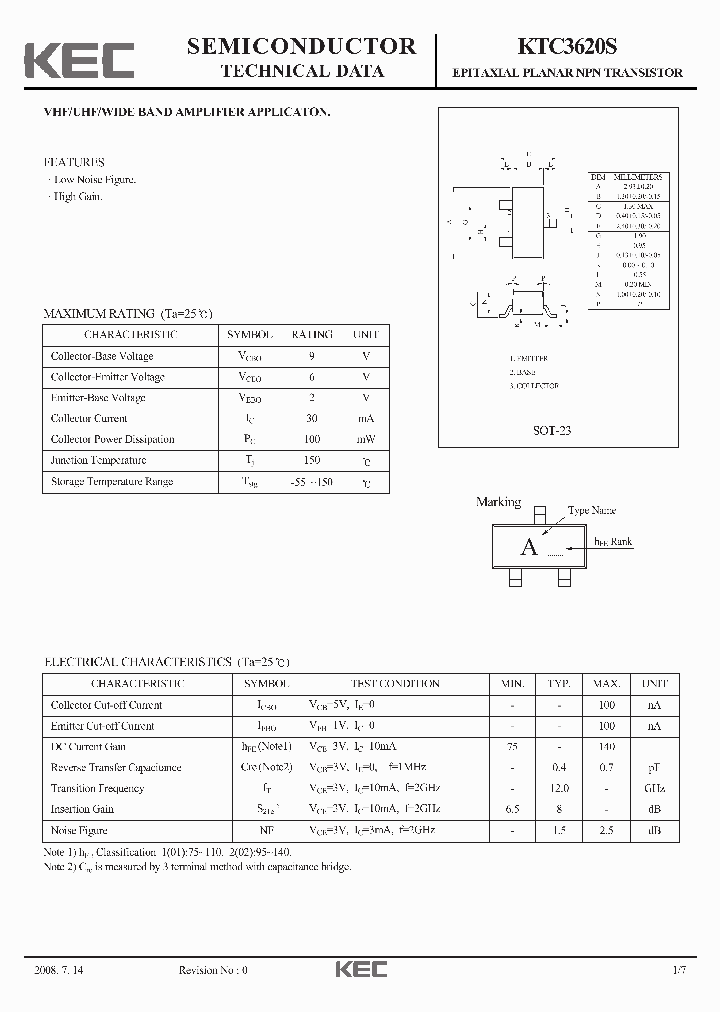 KTC3620S_4238443.PDF Datasheet