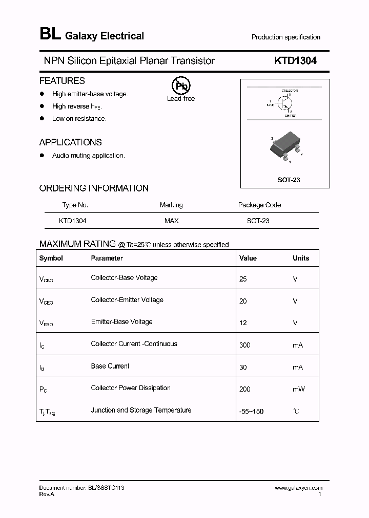 KTD1304_4219838.PDF Datasheet