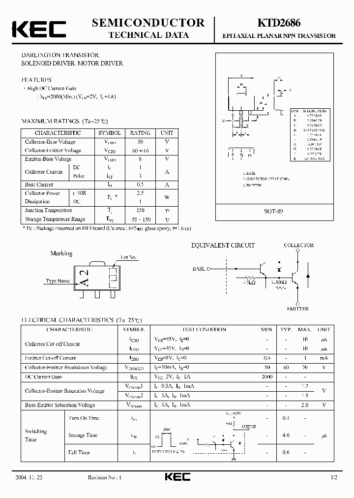 KTD2686_4680161.PDF Datasheet