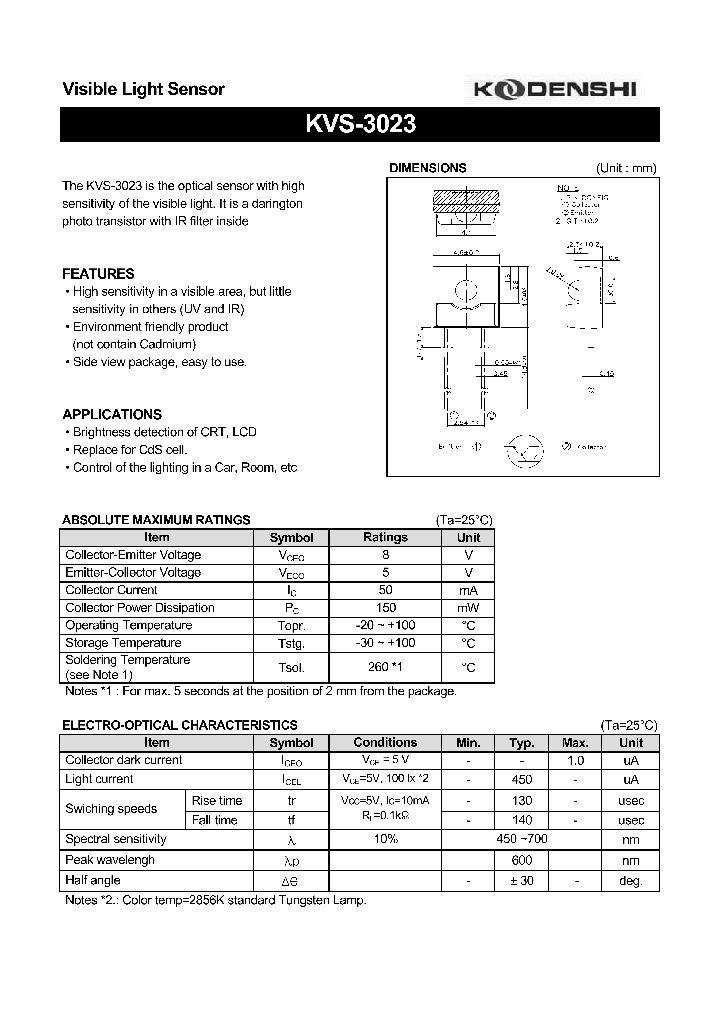 KVS-3023_4201575.PDF Datasheet