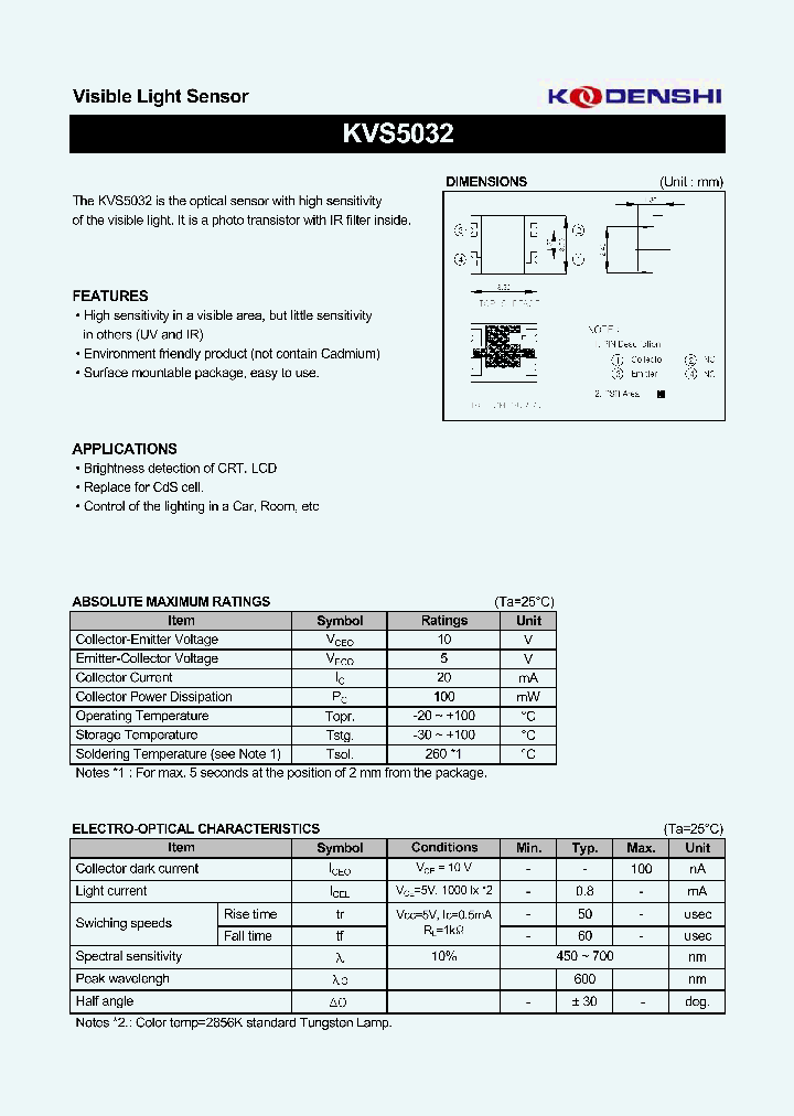 KVS5032_4553439.PDF Datasheet