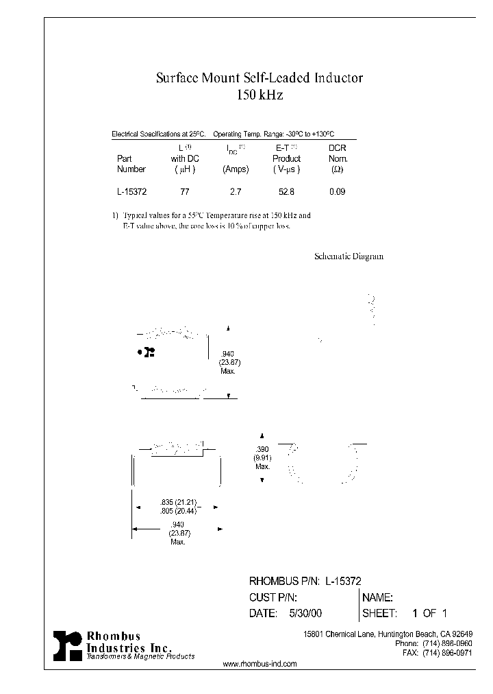 L-15372_4493474.PDF Datasheet