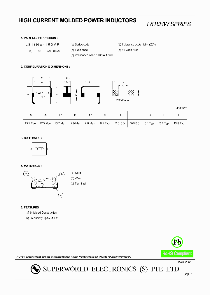 L818HW-100MF_4680257.PDF Datasheet