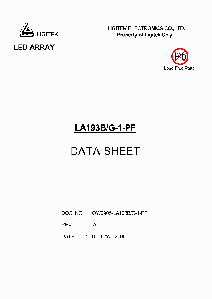 LA193B-G-1-PF_4538621.PDF Datasheet