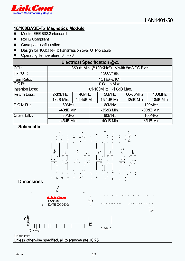 LAN1401-50_4809083.PDF Datasheet