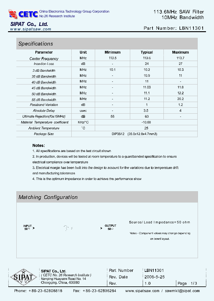LBN11301_4400807.PDF Datasheet