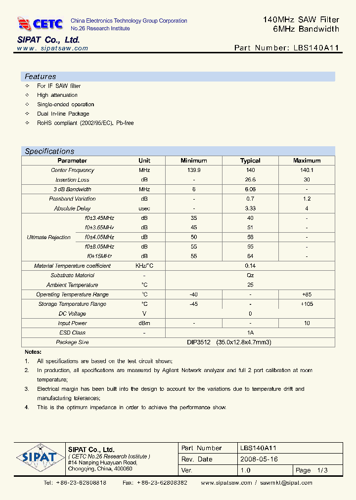 LBS140A11_4473782.PDF Datasheet