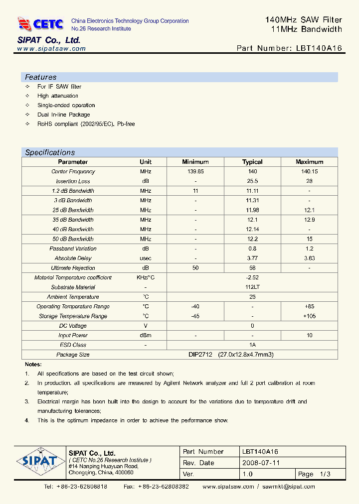 LBT140A16_4801228.PDF Datasheet