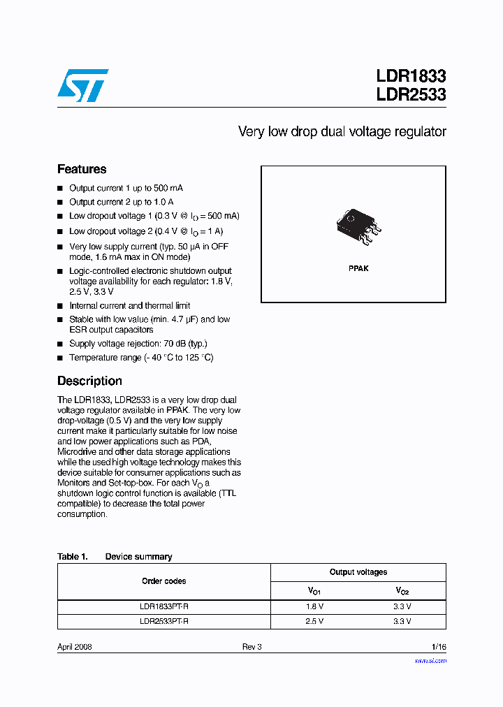 LDR1833_4371152.PDF Datasheet