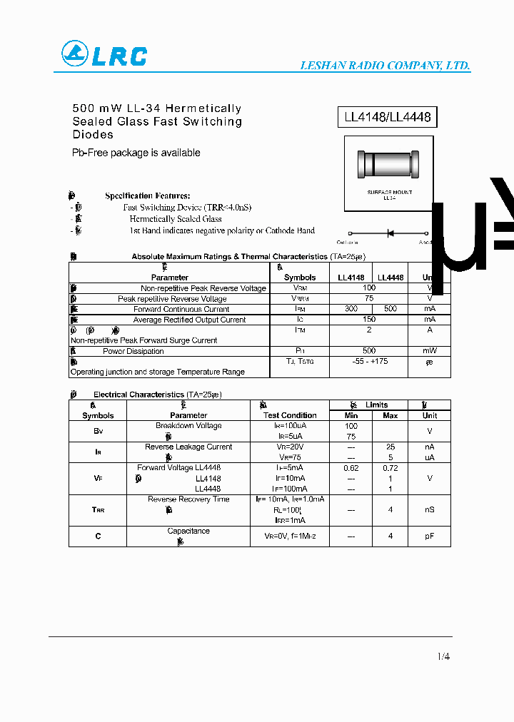 LL4148_4545734.PDF Datasheet