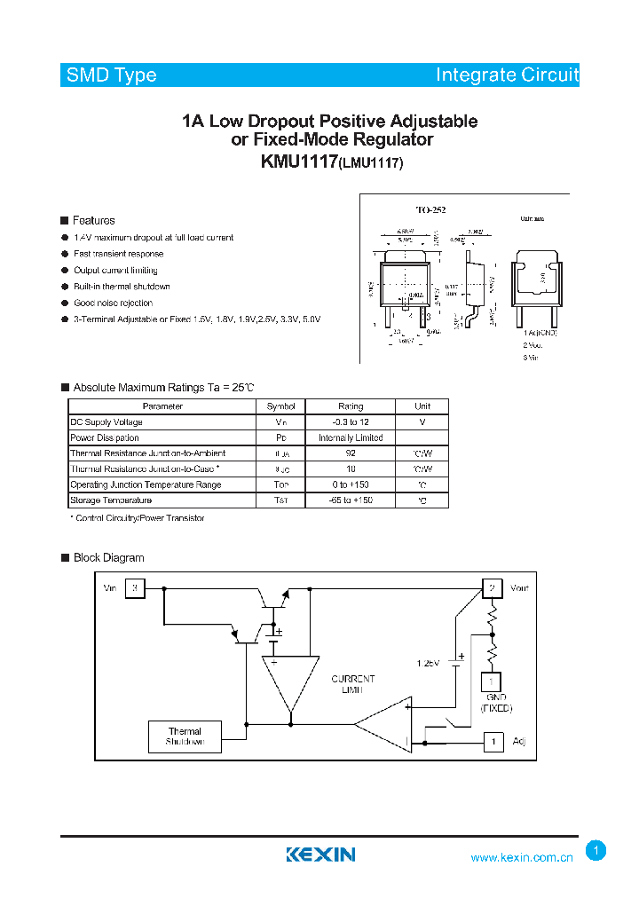 LMU1117_4338246.PDF Datasheet