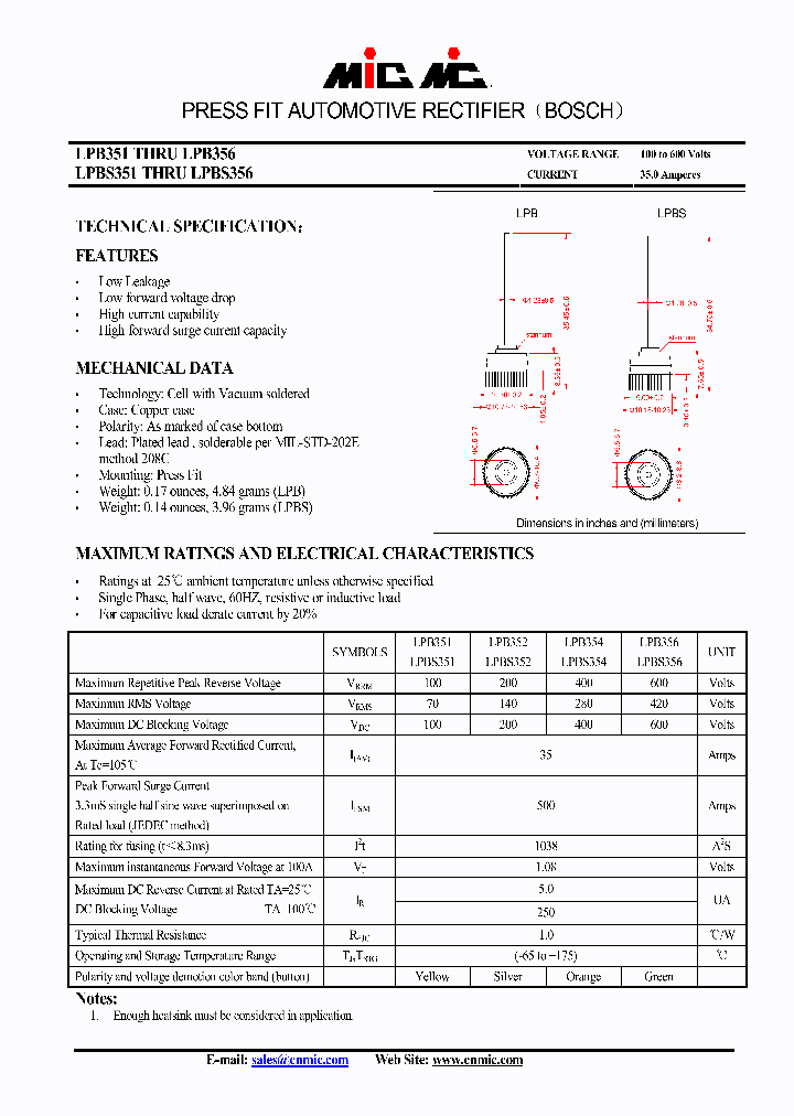 LPB351_4820515.PDF Datasheet