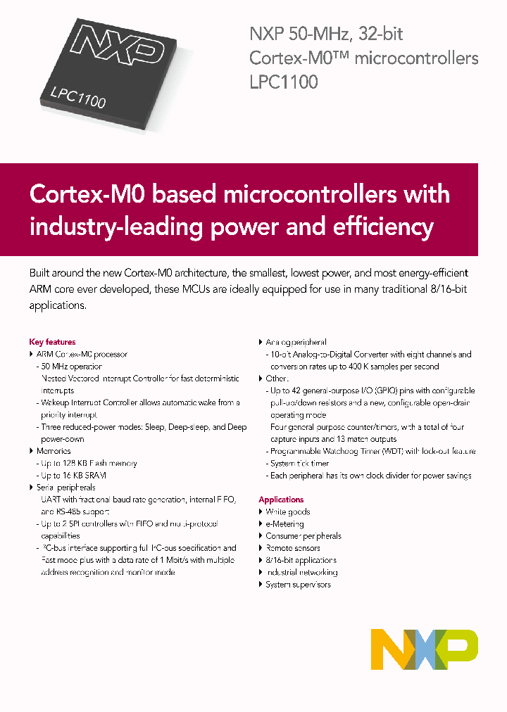 LPC1100_4560528.PDF Datasheet