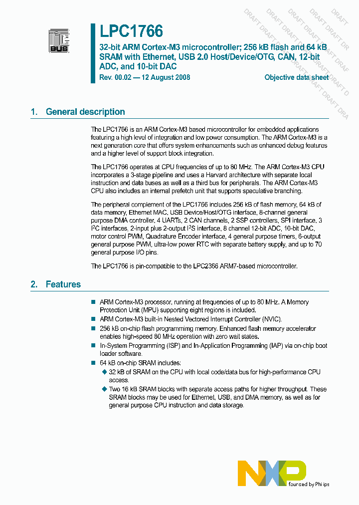 LPC1764FBD100_4898955.PDF Datasheet