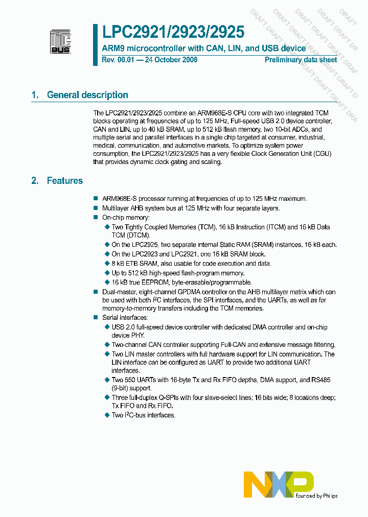 LPC2921FBD100_4267099.PDF Datasheet