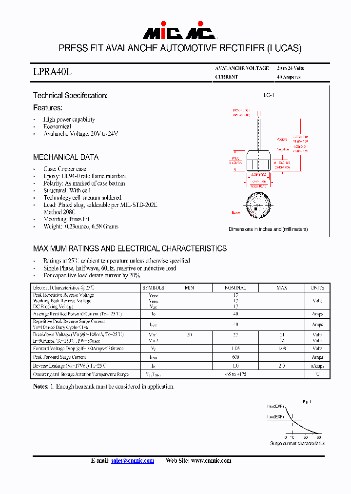 LPRA40L_4434214.PDF Datasheet