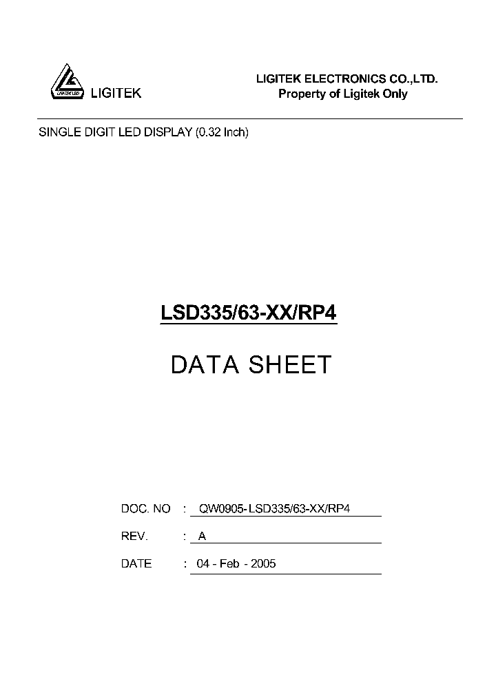 LSD335-63-XX-RP4_4898532.PDF Datasheet