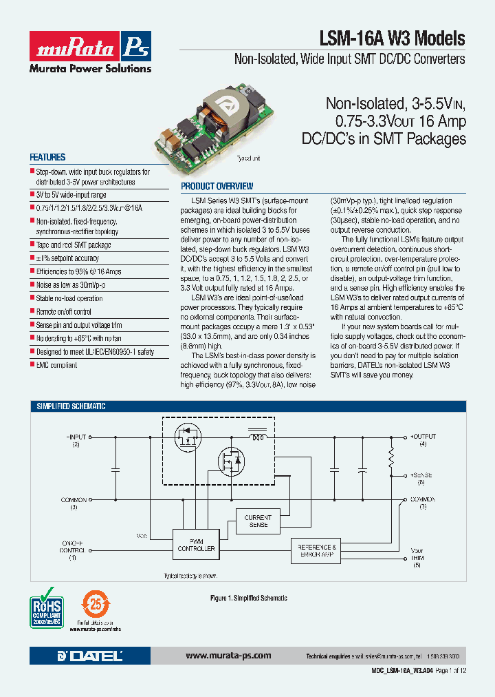 LSM16A-W3_4545738.PDF Datasheet